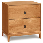 Mansfield Two Drawer Nightstand - Natural Cherry