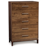 Mansfield Five Drawer Dresser - Natural Walnut