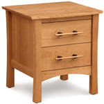 Monterey Two Drawer Nightstand - Natural Cherry