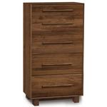 Sloane Five Drawer Dresser - Natural Walnut