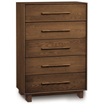 Sloane Five Drawer Dresser - Natural Walnut