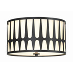 Royston Ceiling Light - Black / White