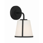 Fulton Wall Sconce - Black / White