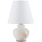 Piccolo Mini Table Lamp - Alabaster / White