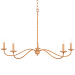 Saxon Chandelier - Rattan