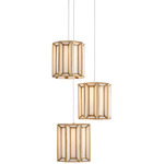 Daze Multi-Light Pendant - Antique Brass / Opal