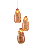 Rame Multi-Light Pendant - Silver / Copper