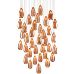 Rame Multi-Light Pendant - Silver / Copper