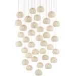 Piero Multi-Light Pendant - Silver / White