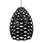 Tui Pendant - Black Exterior / Black Interior