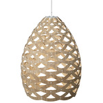 Tui Pendant - Bamboo Exterior / Bamboo Interior