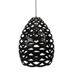 Tui Pendant - Black Exterior / Black Interior