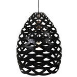 Tui Pendant - Black Exterior / Black Interior