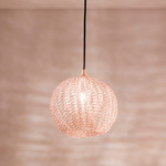 Luce Globe Pendant - Copper / Red Copper