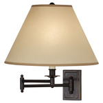 Kinetic Wall Swinger - Flax Parchment / Deep Patina Bronze