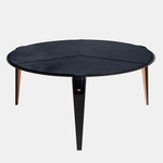 Bardot Coffee Table - Satin Copper / Navy