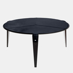 Bardot Coffee Table - Satin Nickel / Navy