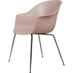 Bat Dining Chair - Black Chrome / Sweet Pink