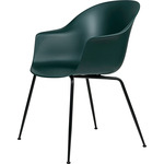 Bat Dining Chair - Black Matte / Dark Green