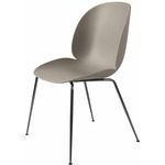 Beetle Dining Chair - Black Chrome / New Beige