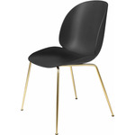 Beetle Dining Chair - Brass Semi Matte / Black