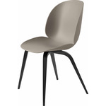 Beetle Dining Chair - Black Stained Beech / New Beige