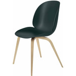 Beetle Dining Chair - Oak / Dark Green