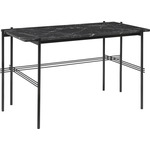 TS Desk - Black / Black Marquina Marble