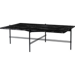 TS Rectangle Coffee Table - Black / Black Marquina Marble