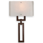 Carlyle Quattro Wall Sconce - Burnished Bronze / Frosted Granite