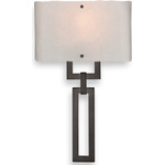 Carlyle Quattro Wall Sconce - Graphite / Frosted Granite