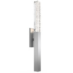 Axis Wall Sconce - Classic Silver / Clear