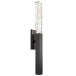 Axis Wall Sconce - Graphite / Clear