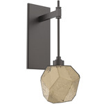 Gem Tempo Wall Sconce - Graphite / Bronze
