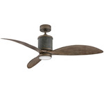 Merrick Smart Ceiling Fan with Light - Metallic Matte Bronze / Driftwood