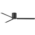 Indy Flush Smart Ceiling Fan - Matte Black / Matte Black