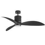 Marin Smart Ceiling Fan with Light - Matte Black / Matte Black