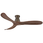 Swell Flush Smart Ceiling Fan - Metallic Matte Bronze / Walnut