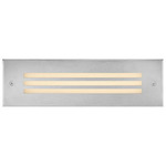 Dash 12V Outdoor Recessed Brick Light - Stainless Steel / Frosted