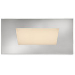 Dash 12V Outdoor Recessed Brick Light - Stainless Steel / Frosted