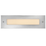 Dash 12V Outdoor Recessed Brick Light - Stainless Steel / Frosted