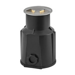 Flare 12V Outdoor Directional Well Light - Stainless Steel / Frosted