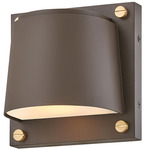 Scout Outdoor Wall Sconce - Architectural Bronze / Brass / Etched Glass