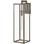 Max Outdoor Wall Sconce - Burnished Bronze / Clear