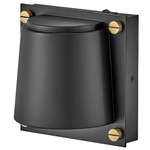 Scout Wall Sconce - Black / Etched Glass