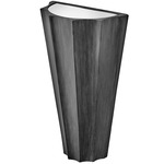 Gia Wall Sconce - Brushed Graphite / Etched Glass