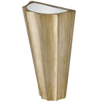Gia Wall Sconce - Champagne Gold / Etched Glass