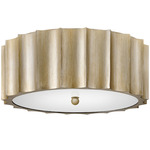 Gia Ceiling Light Fixture - Champagne Gold / Etched Glass