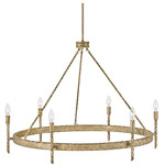 Tress Chandelier - Champagne Gold