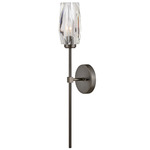 Ana Wall Sconce - Black Oxide / Crystal